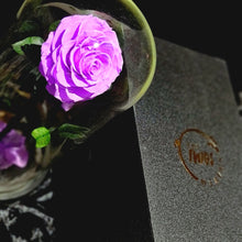 Load image into Gallery viewer, Neon Purple Large Enchanted Rose
